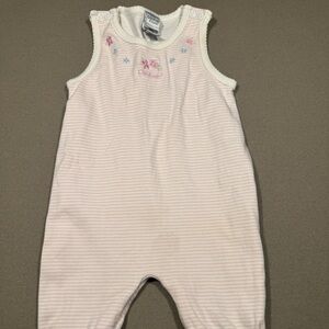 OshKosh B'gosh Pink Striped Baby Romper 3-6 months girls
